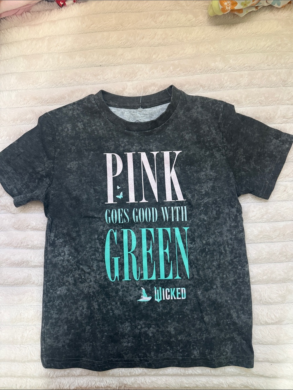 Wicked Kids 'Pink Goes Good With Green' Graphic Tee - Girl (Age 6-7)